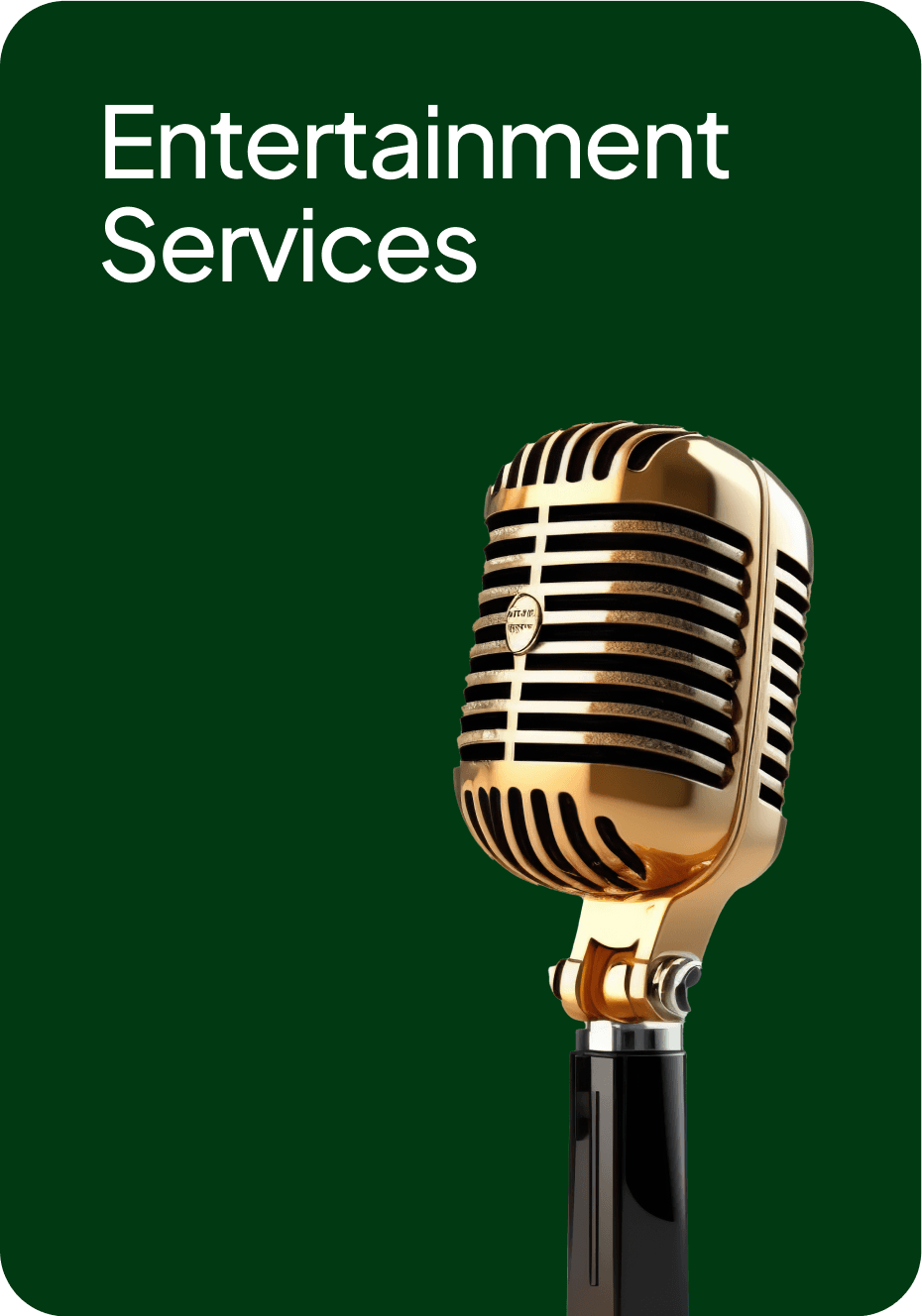 Entertainment services