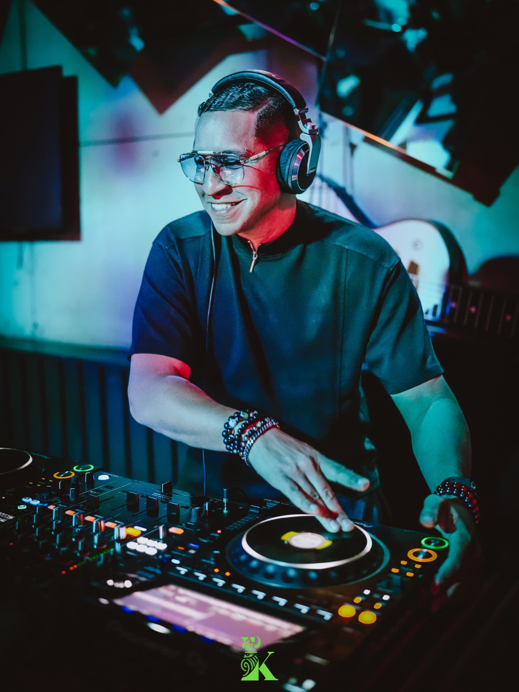 Live DJ performance at a Dubai venue